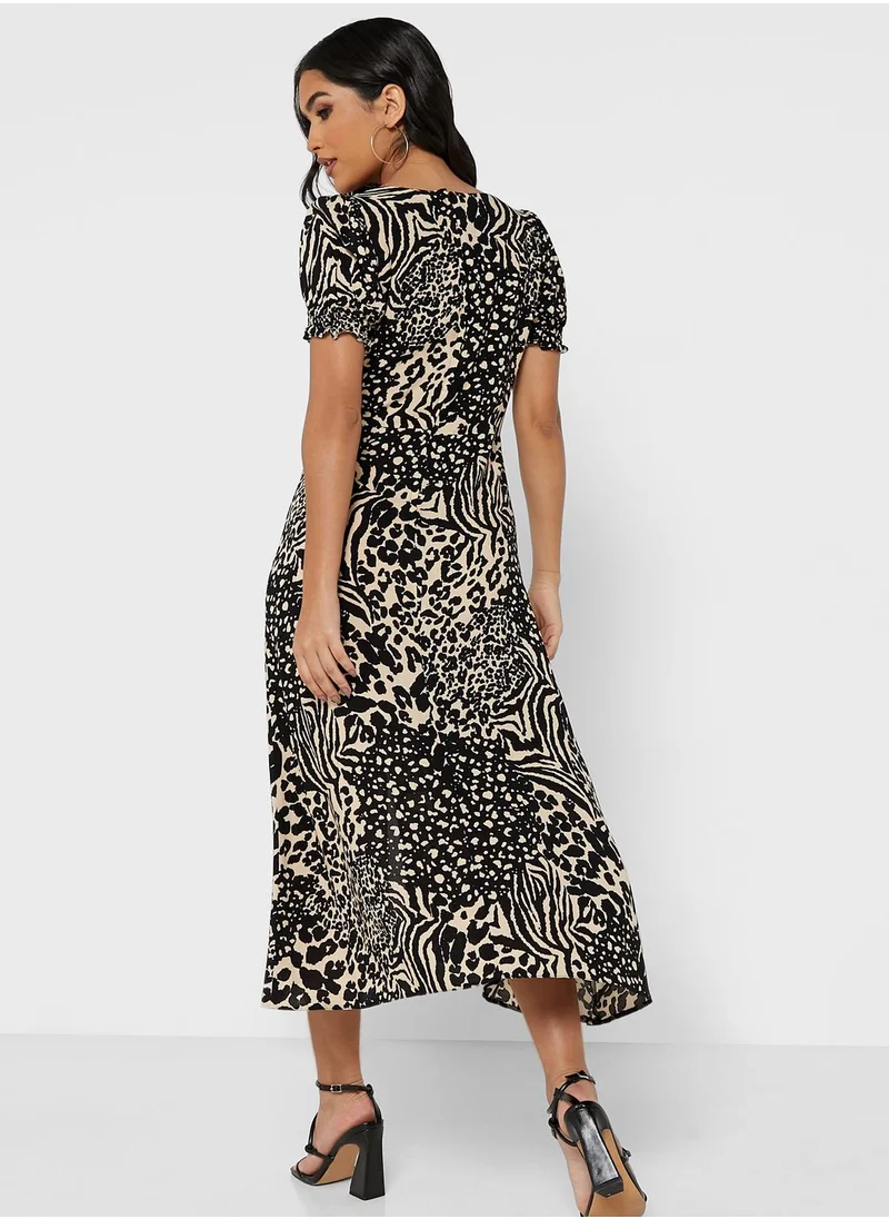 DOROTHY PERKINS Front Split Printed Dress