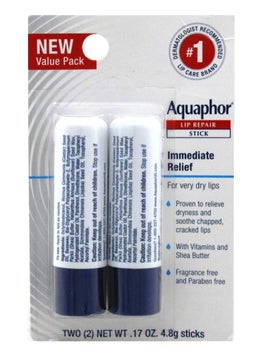Aquaphor Lip Repair Stick 017 Ounce Twin Pack 6 Packs