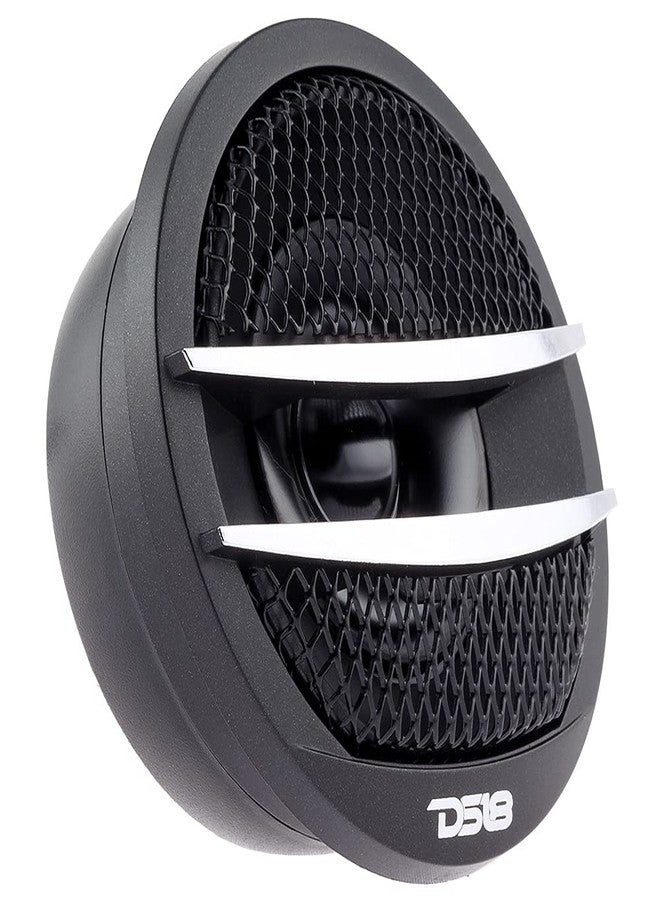 DS18 TX1S Tweeter X1 1.38-inch 200 Watts Max Pei Dome Ferrite Tweeters with Mounting Kit Angle, Flush, & Surface - Set of 2 (Black/Silver) - Image 4
