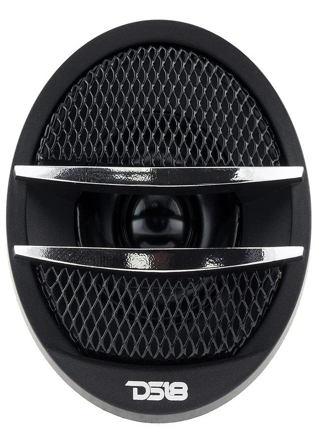 DS18 TX1S Tweeter X1 1.38-inch 200 Watts Max Pei Dome Ferrite Tweeters with Mounting Kit Angle, Flush, & Surface - Set of 2 (Black/Silver) - Image 5