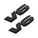 MUQIDA 2 PCS V6 Metal Emblem 3D V6 Nameplate Logo Badge Sticker Car Bumper Decal SelfAdhesive Metal Emblem Sticker Exterior Decor for Vehicle Trunk Tailgate Side Fender Black - Image 2