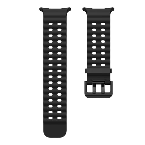 Meyaar Marine Band For Galaxy Watch Ultra (2024/2025) 47mm, One Click Attachment Replacement Strap Compatible with Samsung galaxy watch ultra 47mm band (Black) - Image 3