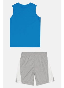 PUMA Kids Boy 2 Pieces Sportswear Fit Sleeves Training T-shirt And Shorts, Multicolour  - Image 2