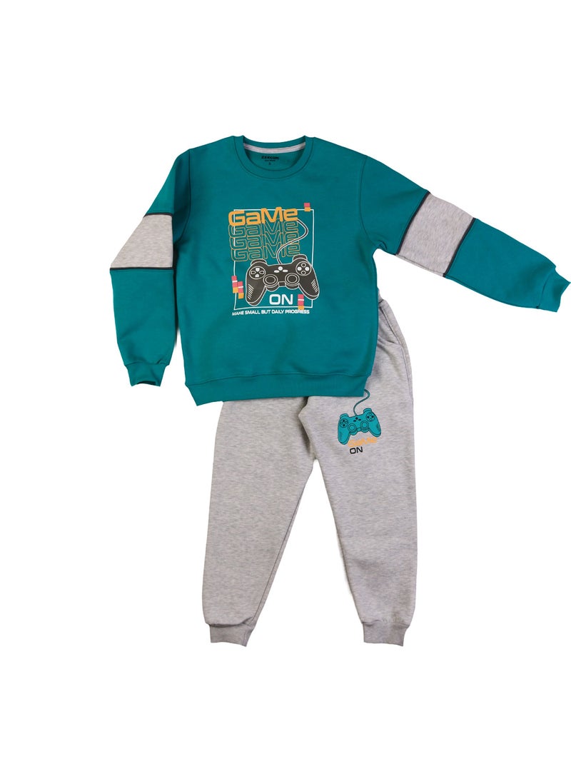 زيركون بيجامة شتوي اولادي - 3108 - Image 1