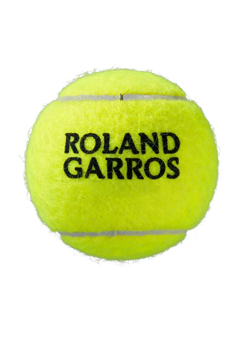 Wilson Roland Garros All Court Yellow Tennis Balls - 3 Ball Can