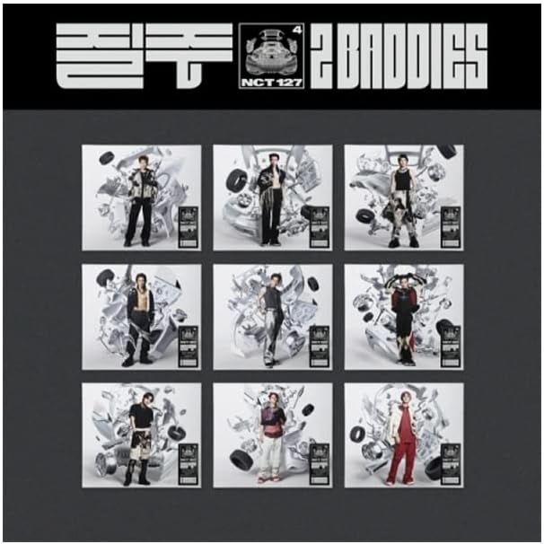 dreamus NCT 127 2 Baddies 4th Album Digipack Random Version CD1p Folding Poster On Pack24p PhotoBook2p PhotoCardTracking Sealed - Image 1