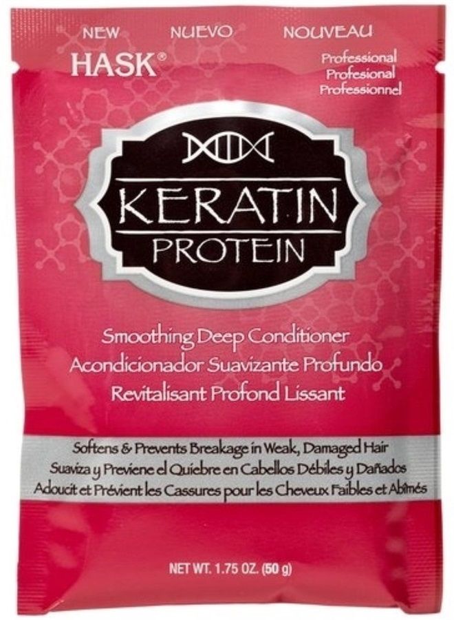 Hask Keratin Protein Deep Conditioning Hair Treatment 1.75 oz (Pack of 4)