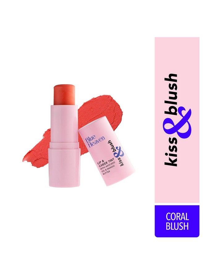 بلو هيفن أحمر خدود و قبلة بلو هيفن، لون الشفاه والخدود والعينين، لون أحمر خدود مرجاني، 8.5 جم - Image 2