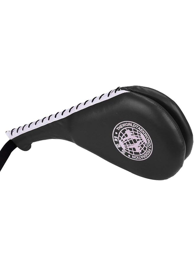 KH  Taekwondo Kick Pads Durable Kicking Target Pads for TKD Karate Martial Arts Strike Training(2 packs) (Black) - Image 4