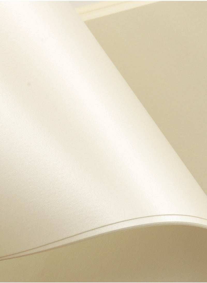 firstnock 180GSM Ice Gold Paper Ivory Size A4 20 Sheets | Certificate, Wedding Card, Invitations cards, Gift Paper Metallic Finish Paper  - Image 2
