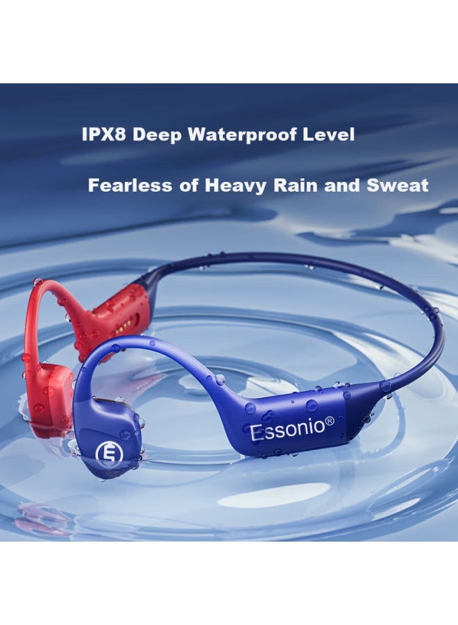 Essonio Italian Brand Ess-911 Dual-spelling Limited Edition Bone Conduction Bluetooth Earphones Non-in-ear Hanging Ear Open Running Sports Fitness Waterproof Hifi Long Battery Life - Image 2