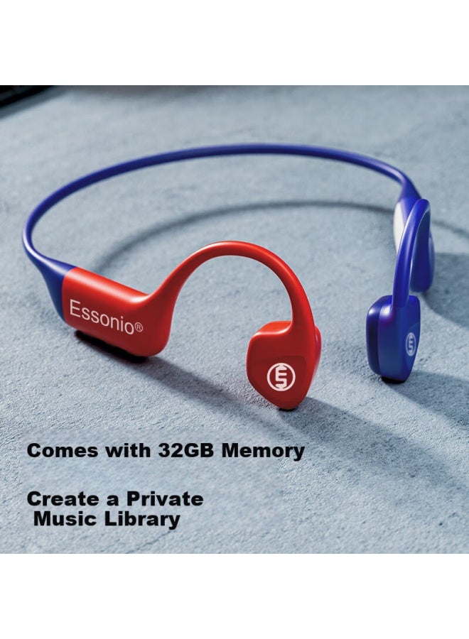 Essonio Italian Brand Ess-911 Dual-spelling Limited Edition Bone Conduction Bluetooth Earphones Non-in-ear Hanging Ear Open Running Sports Fitness Waterproof Hifi Long Battery Life - Image 3