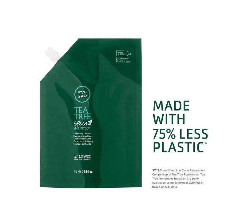 Tea Tree Special Shampoo, Deep Cleans, Refreshes Scalp, For All Hair Types, Especially Oily Hair, 33.8 fl. oz. - Image 2