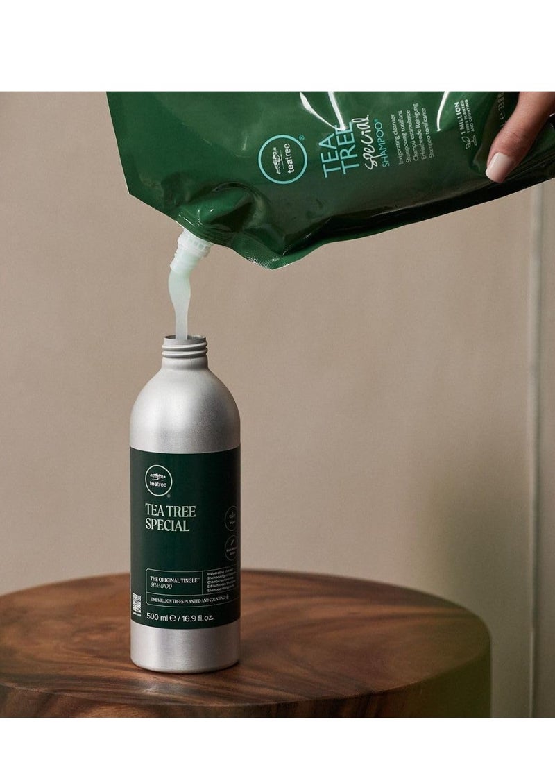 Tea Tree Tea Tree Special Shampoo, Deep Cleans, Refreshes Scalp, Especially Oily Hair, For All Hair Types  - Image 3