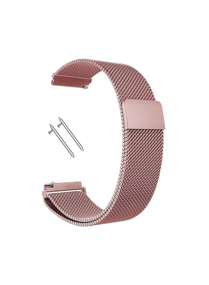 ELMO3EZZ Magnetic Bands Compatible with Classic Band 42mm 46mm, 20mm Quick Release Stainless Steel Sport Band for