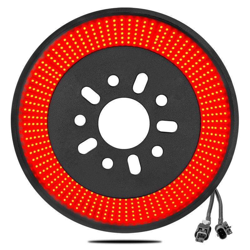NKCELL POWER Spare Tire Brake Red LED Light for 20182025 Jeep Wrangler JL JLU PlugNPlay 405PCS LED Wheel Light 3rd Third Brake Rear Tail Stop Light for Jeep Wrangler Accessories
