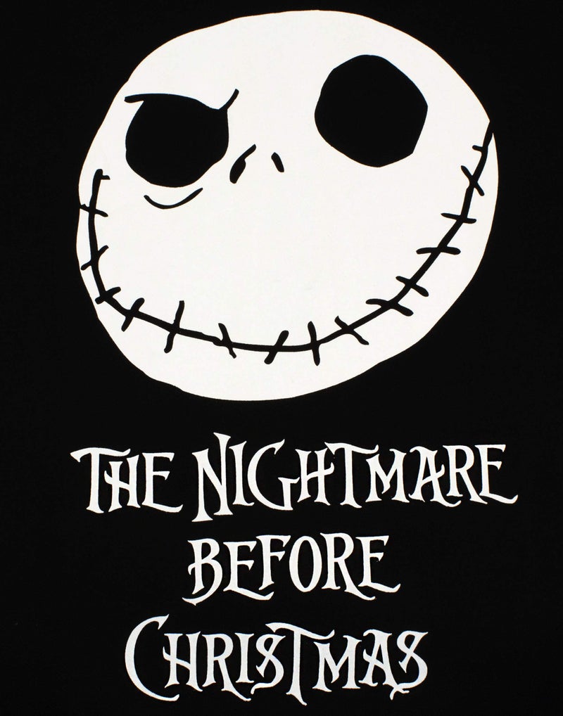 Disney Nightmare Before Christmas Pajamas Womens Skellington PJ Top Trousers Medium Black - Image 5