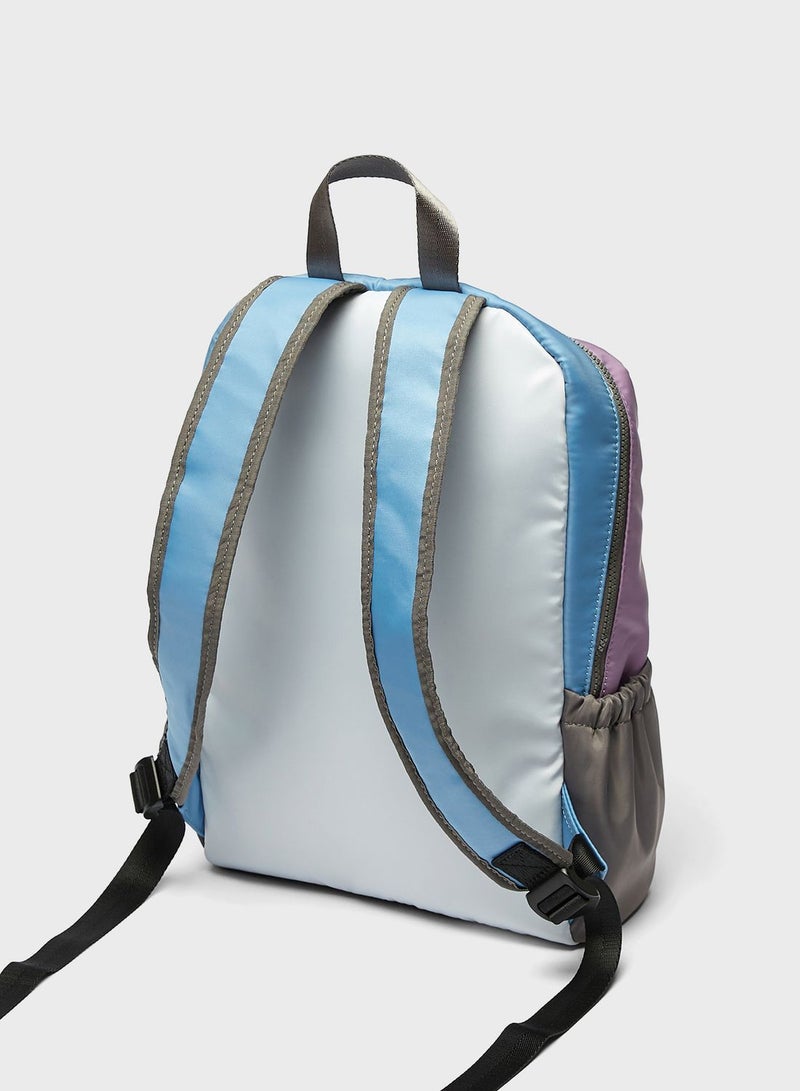 Top Handle Logo Backpack