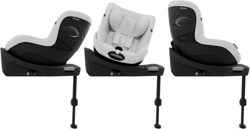 CYBEX Gold Sirona Gi i-Size Comfort child car seat incl. base, for 3 month olds to 4 years of age (with insert for newborns), max. 20 kg, 61-105 cm (use newborn insert if up to 40cm), Fog Grey - Image 5