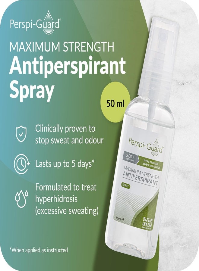 Perspi Guard Perspiguard Maximum Strength Antiperspirant 50ml - 5 Day Protection - Image 2