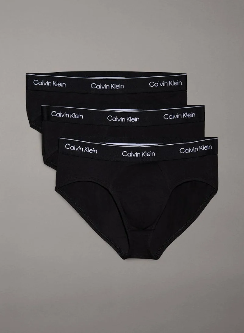 CALVIN KLEIN 3 Pack Briefs - Icon Cotton Stretch