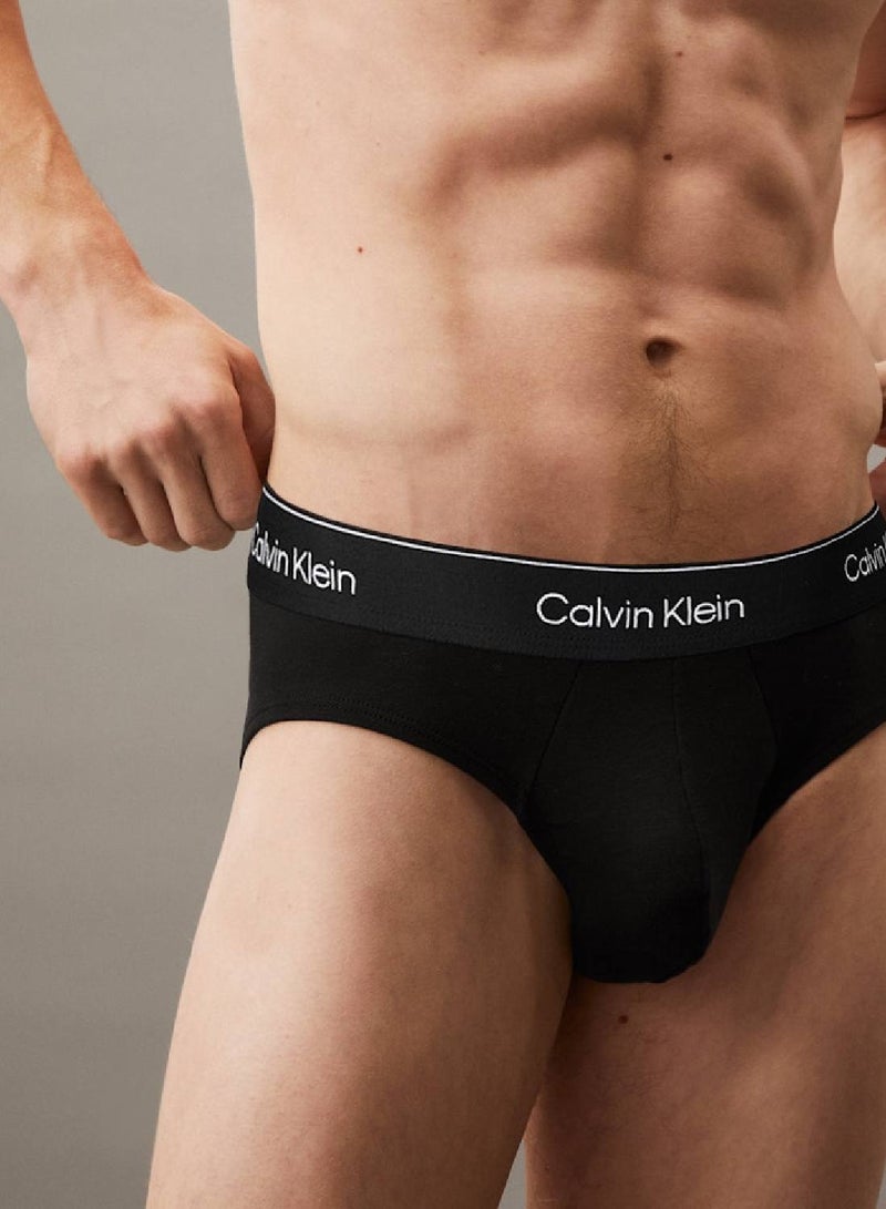 CALVIN KLEIN 3 Pack Briefs - Icon Cotton Stretch  - Image 3