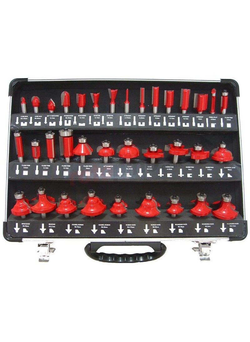 Yato YATO Router Bit 35pcs/set 8mm Alluminium Case YT-6803 