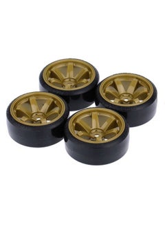 GoolRC 4Pcs/Set 1/10 Drift Car Tires Hard Tyre For Traxxas Hsp Tamiya Hpi Kyosho Onroad Drifting Car (Army Green)  - Image 2