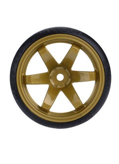 GoolRC 4Pcs/Set 1/10 Drift Car Tires Hard Tyre For Traxxas Hsp Tamiya Hpi Kyosho Onroad Drifting Car (Army Green)  - Image 3