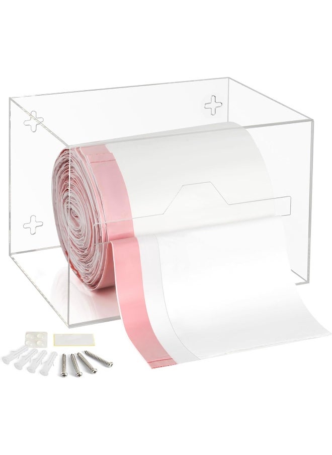 TPGP Trash Bag Holder Dispenser - Acrylic Trash Bag Dispenser Roll Holder, Garbage Bag Holder for Cabinet, Garbage Bag Dispenser Under Sink - Trash Bag Organizer for Home or Shops - Large  - Image 1