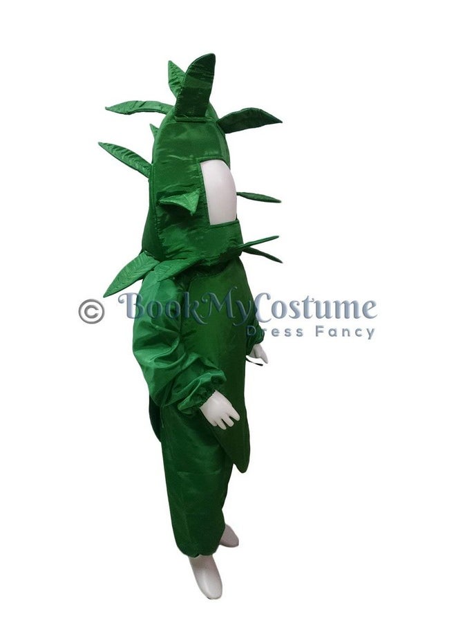 بوك ماي كوستيوم - زي تنكري للأطفال من BookMyCostume بنكهة الخضار والفلفل الحار الأخضر من عمر 3 إلى 4 سنوات - Image 1