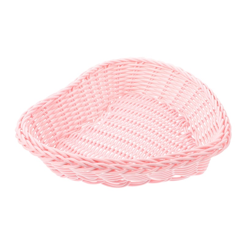 Heart Shape Design Basket Food Serving Basket Desktop Snacks Storage Basket - Image 4