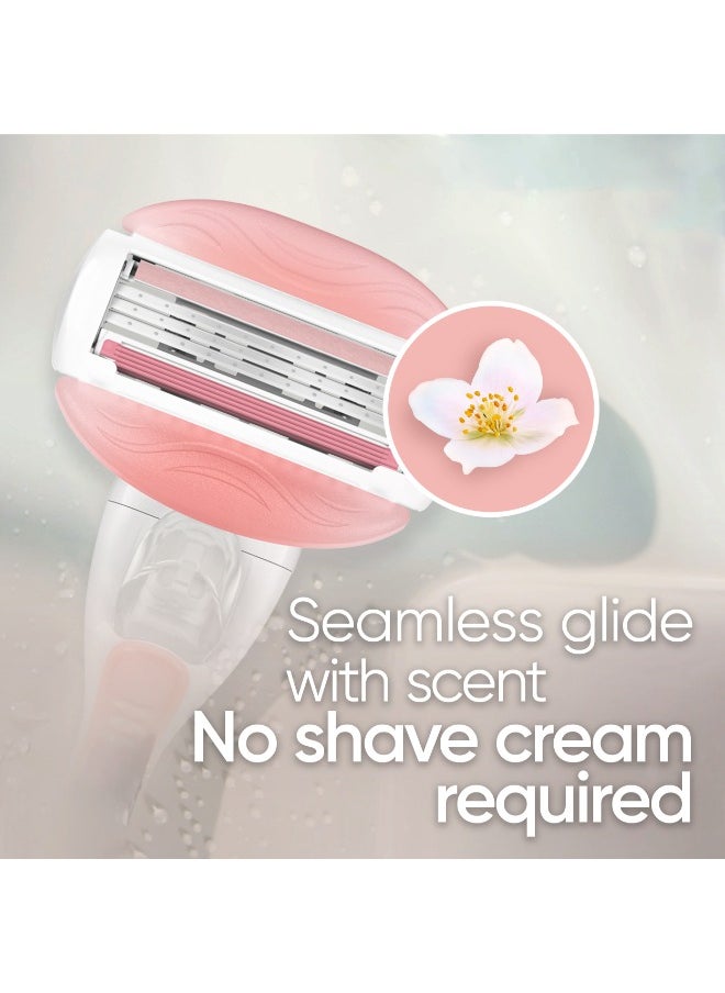 Venus Gillette Spa Breeze Women's Razor Blade Refills 4 Count  - Image 4