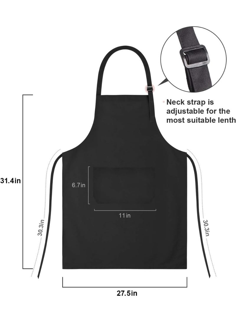 Genrics Couple Aprons for Cooking-The Boss The Real Boss Apron Set Funny Adjustable Baking Aprons His and Her Engagement Anniversary Wedding Valentines Day Bridal Shower Gift - Image 5
