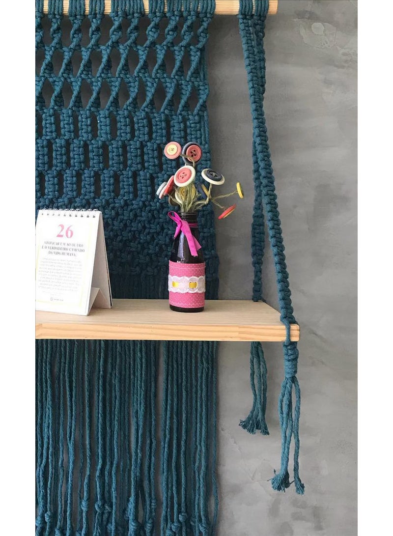 انتيكيانو رف حائط خشبي - Image 4