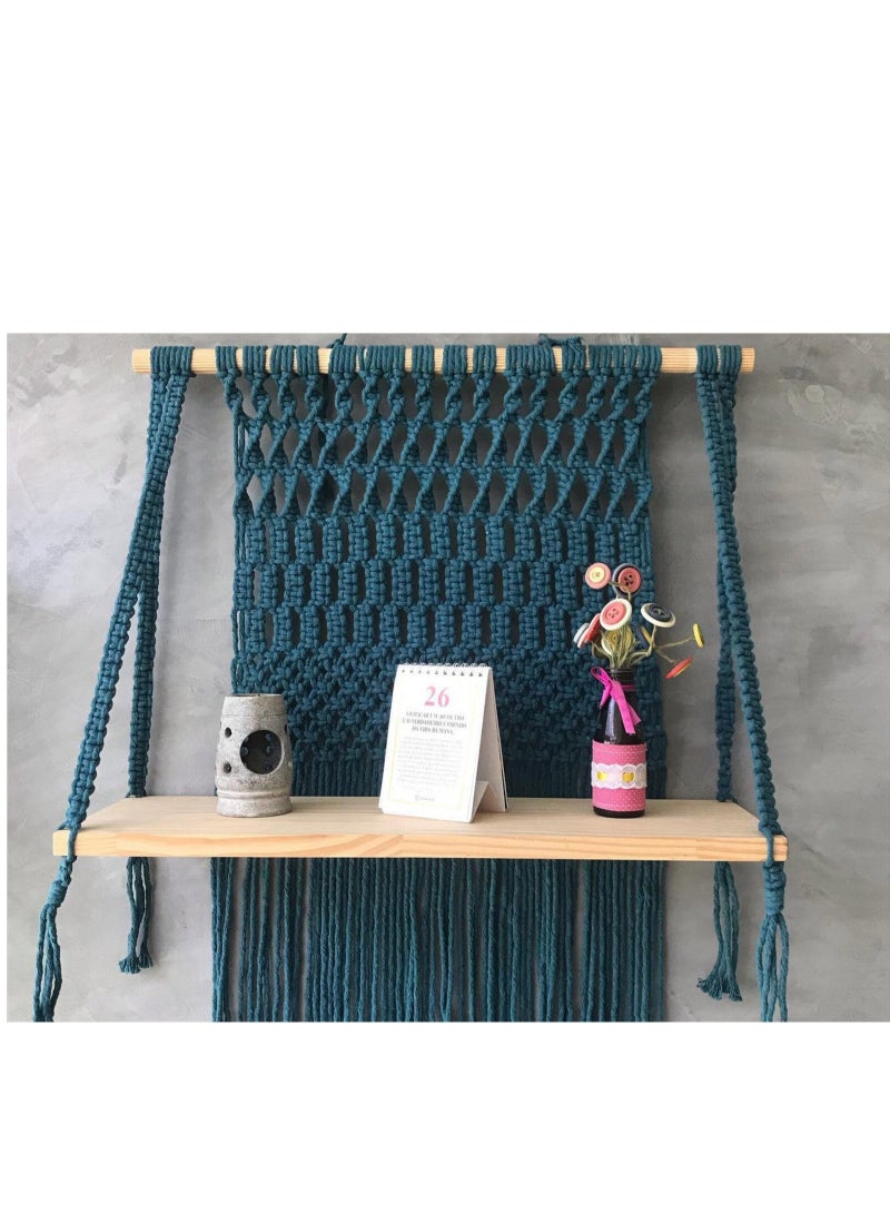 انتيكيانو رف حائط خشبي - Image 3