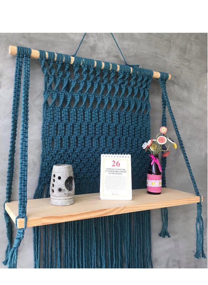 انتيكيانو رف حائط خشبي - Image 2