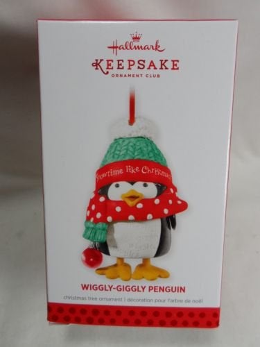 Hallmark Keepsake Ornament Club Exclusive Wiggly-Giggly Penguin 2013