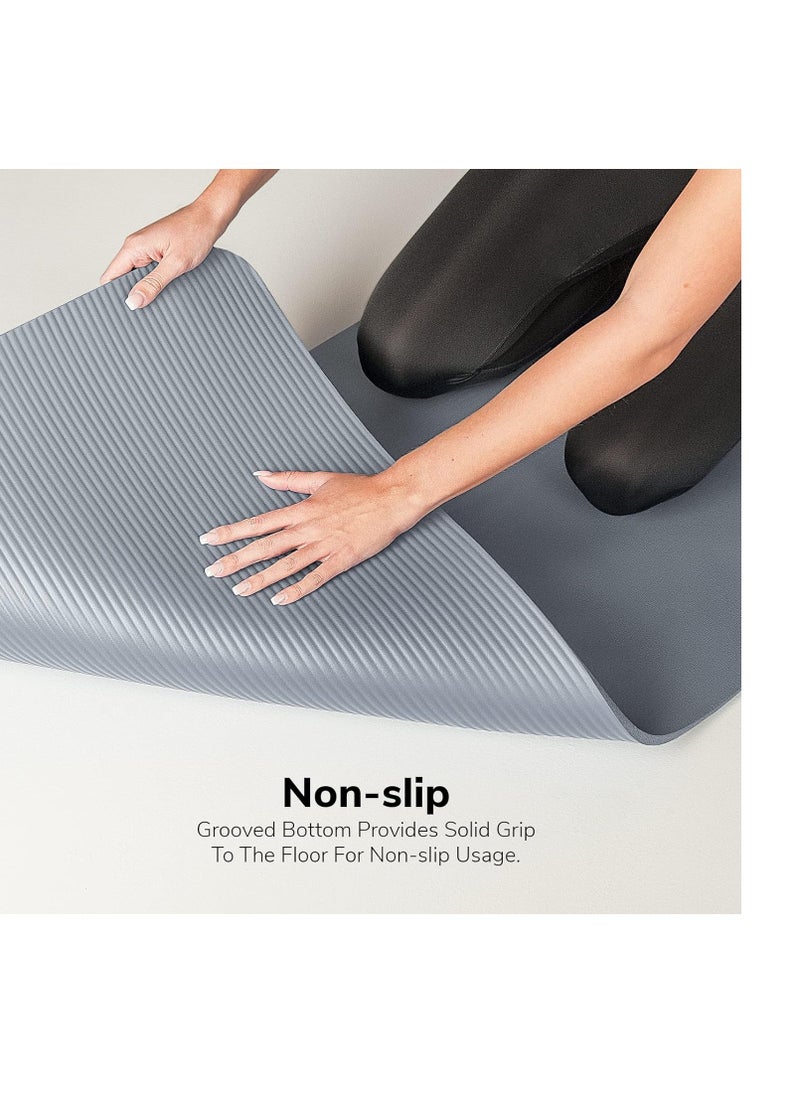 SportQ 10mm Thick Non-Slip Yoga Mat with Attached Strap, Latest Quality Practice, Pilates, Yoga and Many Other Home Exercises - pzsku/ZB2EF73D128A12DA97DA4Z/45/_/1710595925/8c6e7f2f-e989-4098-8ce7-7b8108e8722b