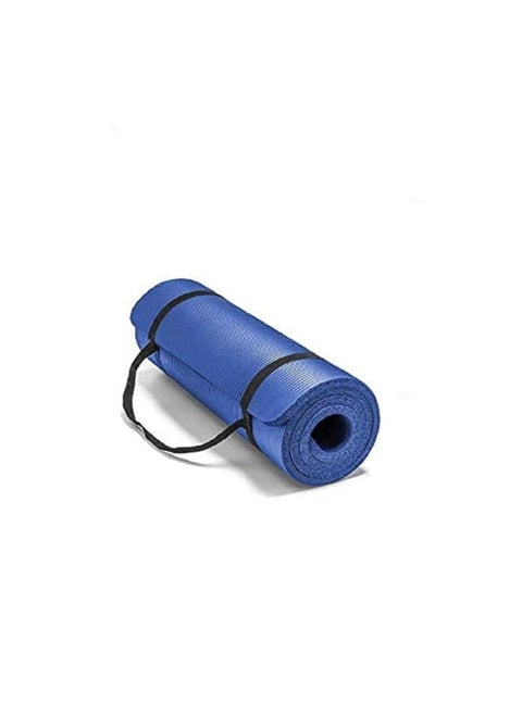 SportQ 10mm Thick Non-Slip Yoga Mat with Attached Strap, Latest Quality Practice, Pilates, Yoga and Many Other Home Exercises
