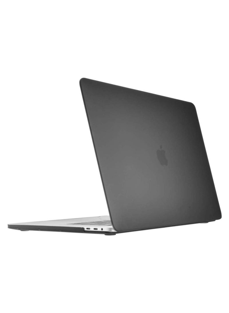Black Hard Case for MacBook Pro 16 Inch with Touch Bar - Image 1