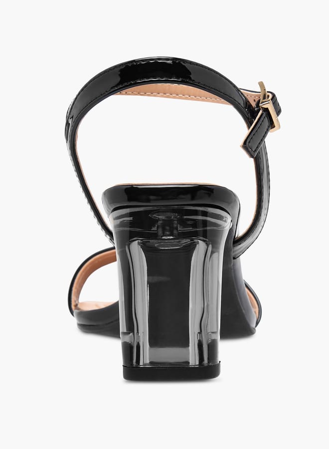 سيليست صنادل نسائية بكعب عريض وإبزيم - Image 5