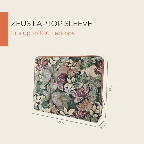 Hamelin Zeus Laptop Sleeve for 15.6 inch Laptops | Laptop Case Cover Pouch | Premium Zipper, Padded Compartment, Waterproof Laptop Hand Bag for Men & Women | Slim & Spacious Laptop Accessory - Image 2