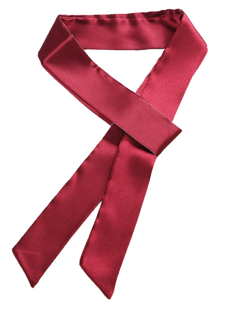 Women Wedding Dress Belt, Long Sash Bridal Waist Belts for Wedding Party Special Occasion（Red）  - Image 2