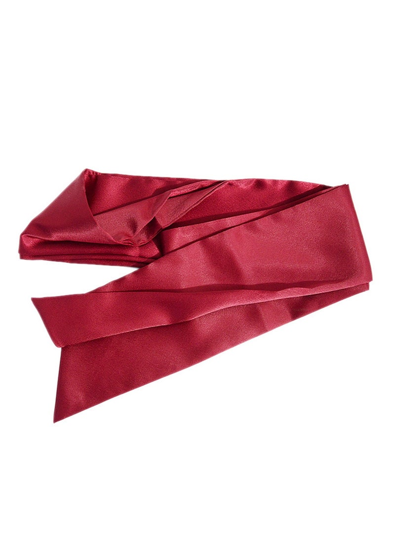 Women Wedding Dress Belt, Long Sash Bridal Waist Belts for Wedding Party Special Occasion（Red）  - Image 5