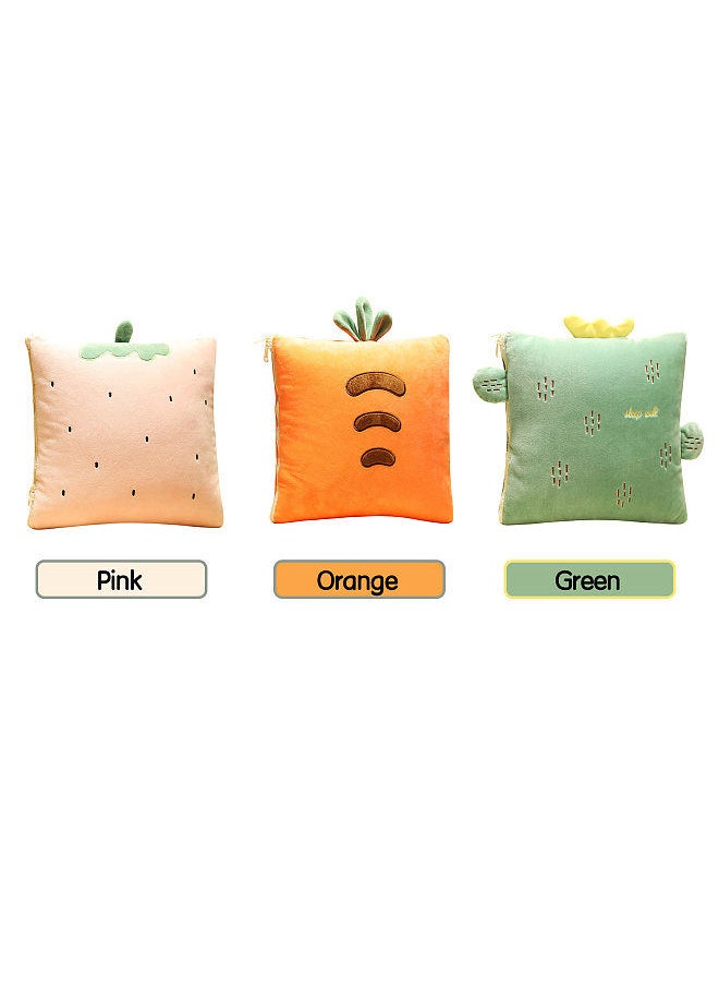 Generic - 2-in-1 Blanket Pillow Foldable Blanket Extend Throw Pillows for Home Office Car Safa - Image 1