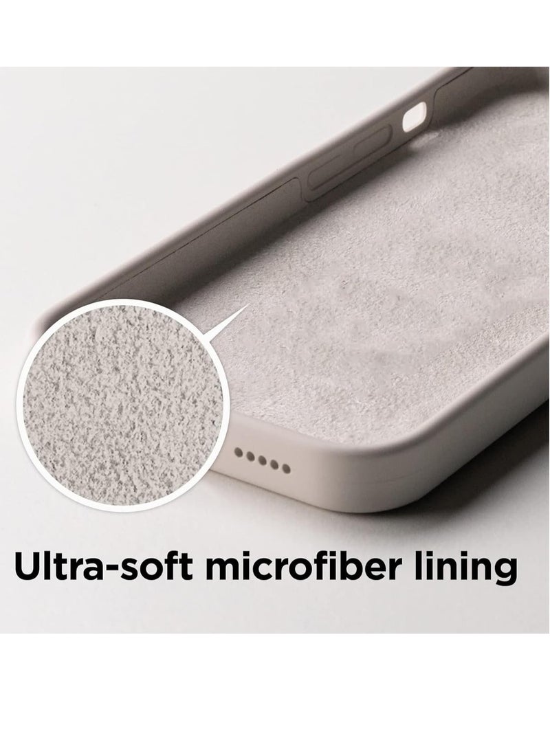 Raxoom [3 in 1] for iPhone 15 Pro Max Case with 9H Tempered Glass Screen Protector, Liquid Silicone Shockproof Protective Case,Slim Phone Cover for iPhone 15 Pro Max (iphone 15 Pro Max, White) - Image 5