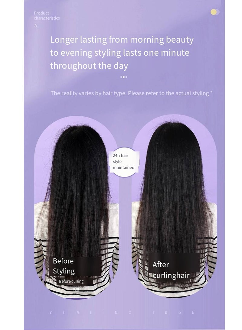 general Mini Ionic Straightening Comb – Travel-Friendly Straightener & Curler for Men/Women, Dual-Use Hair Styling Tool - Image 2