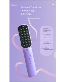 General Mini Ionic Straightening Comb – Travel-Friendly Straightener & Curler for Men/Women, Dual-Use Hair Styling Tool  - Image 3