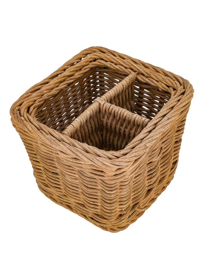 السيف  سلة تقديم مربعة من الخيزران مكونة من 3 أقسام و15 - Image 2